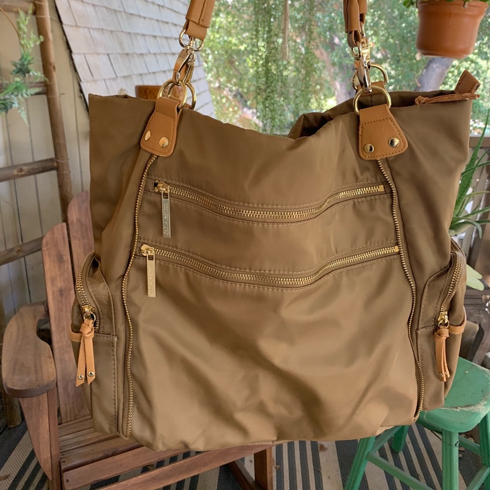 Olivia + Joy nylon tote bag